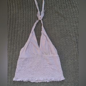 American Eagle Purple Halter Top